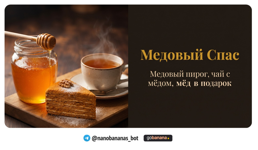 Промты для нейросети на Медовый Спас: 20 готовых идей 2026